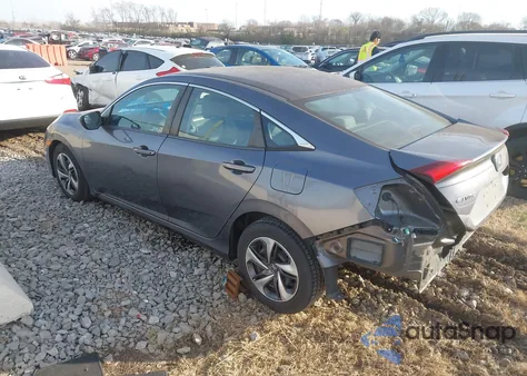 2019 Honda Civic Lx z USA, uszkodzony, nr VIN 19XFC2F66KE014651